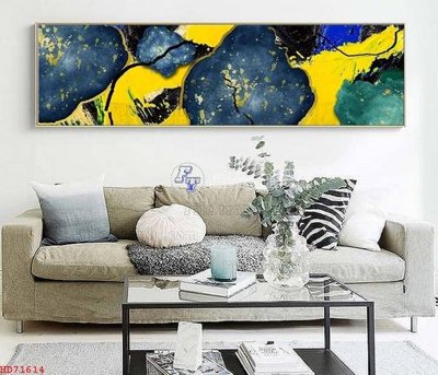 File ảnh File bộ tranh treo hiện đại HD71614 (gốc) in Hiflex