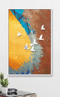 File gốc File bộ tranh treo hiện đại HD71623 (vector) cho in ấn