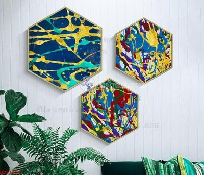 File PSD File bộ tranh treo hiện đại HD71659 (bản gốc) cho nhà in