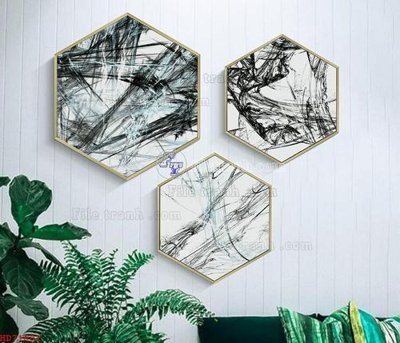 File ảnh File bộ tranh treo hiện đại HD71682 (gốc) in Hiflex