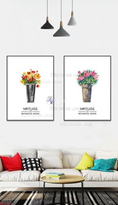 File tranh File bộ tranh treo hiện đại HD71701 (ảnh gốc) sắc nét hoàn hảo