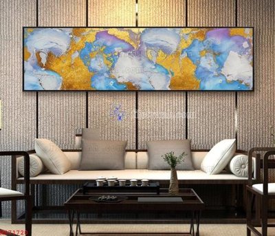 File gốc File bộ tranh treo hiện đại HD71720 (in lụa) tranh mã đáo