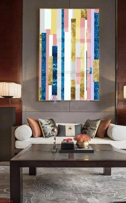 File gốc File bộ tranh treo hiện đại HD71758 (in tráng gương) nghệ thuật