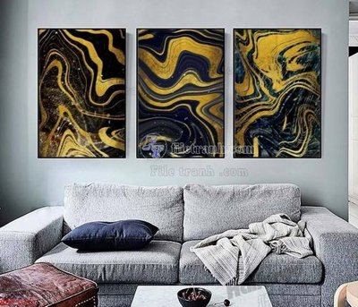 File gốc File bộ tranh treo hiện đại HD71821 (phiên bản chuẩn) để in ấn