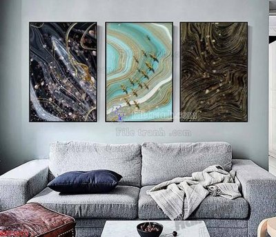 Tải file gốc in lụa File bộ tranh treo hiện đại HD71823 siêu nét