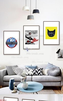 File in lụa File bộ tranh treo hiện đại HD71842 (tân cổ điển) File bộ tranh treo hiện đại HD71842