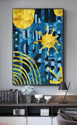 File tranh File bộ tranh treo hiện đại HD71876 (bản gốc) treo quán cafe