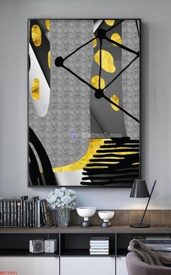 File tranh File bộ tranh treo hiện đại HD71891 (gốc) phong cách tối giản