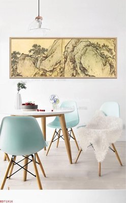 File in trần File bộ tranh treo hiện đại HD71916 (bản gốc) phong cảnh