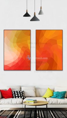 Ảnh gốc file in lụa File bộ tranh treo hiện đại HD71934 chi tiết