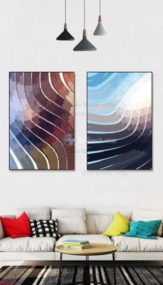 File tranh gốc PSD File bộ tranh treo hiện đại HD71935 còn nguyên layer