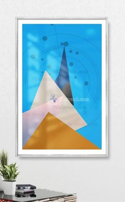 File ảnh File bộ tranh treo hiện đại HD71950 (gốc) dùng in Pano