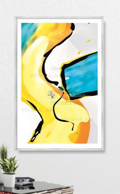 File gốc File bộ tranh treo hiện đại HD71953 (in lụa) tranh phong thủy