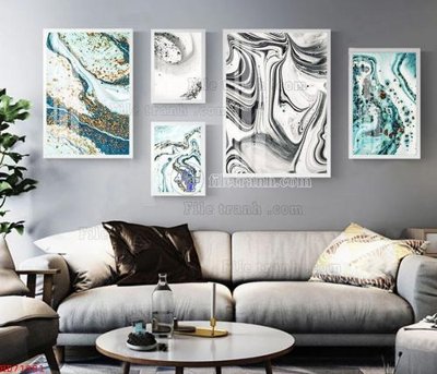 Tải file File bộ tranh treo hiện đại HD71981 (ảnh gốc) in gạch 3D
