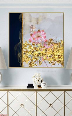 File gốc File bộ tranh treo hiện đại HD72035 (in ấn) màu sắc trung thực