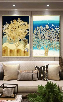 Download file gốc File bộ tranh treo hiện đại HD72040 (in mica) 3D