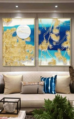 File PSD File bộ tranh treo hiện đại HD72041 (nguyên gốc) chất lượng cao