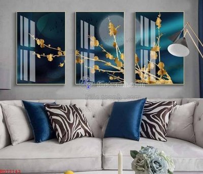 File gốc File bộ tranh treo hiện đại HD72142 (in mica) làm quà tặng