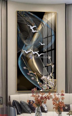 File tranh in tráng gương File bộ tranh treo hiện đại HD72228 (siêu nét)