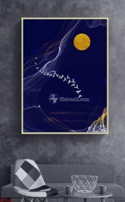 Tải file tranh gốc File bộ tranh treo hiện đại HD72381 chất lượng cao