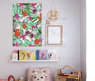 File in trần File bộ tranh treo hiện đại HD72390 (bản gốc 3D) sống động