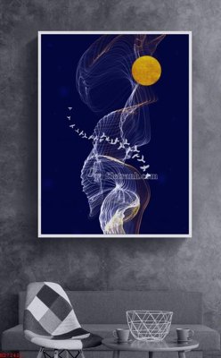 Tải file gốc File bộ tranh treo hiện đại HD72421 dùng cho in ấn