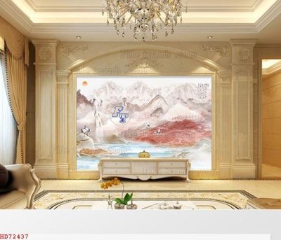 File tranh quảng cáo File bộ tranh treo hiện đại HD72437 (file gốc) chuyên nghiệp