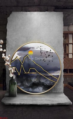 File PSD File bộ tranh treo hiện đại HD72530 (bản gốc) đã tách nền