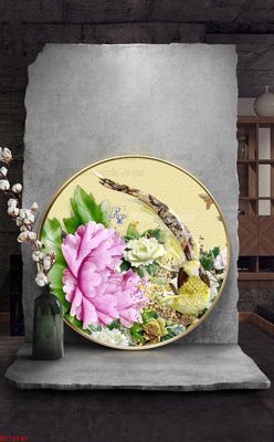 Tải file File bộ tranh treo hiện đại HD72549 (gốc) làm file tranh quảng cáo