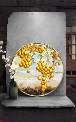 File gốc File bộ tranh treo hiện đại HD72551 (in tráng gương) nghệ thuật