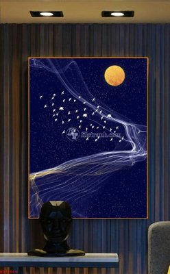 File ảnh File bộ tranh treo hiện đại HD72569 (gốc) in PP, decal