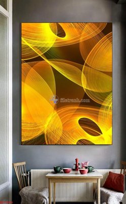 File in trần File bộ tranh treo hiện đại HD72584 (bản gốc) hoa văn