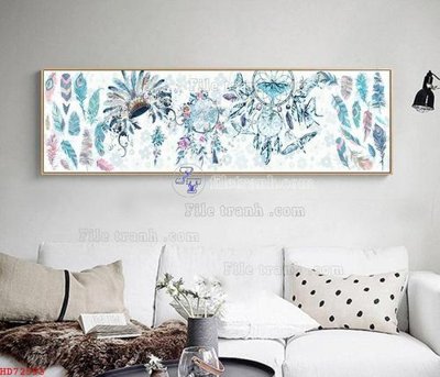 File tranh File bộ tranh treo hiện đại HD72593 (gốc) in trên kính