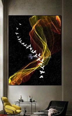 File gốc File bộ tranh treo hiện đại HD72609 (in mica) làm bảng hiệu