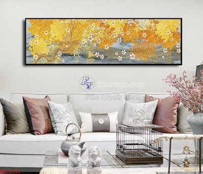 File gốc File bộ tranh treo hiện đại HD72618 (in lụa) chi tiết cao