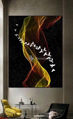 File gốc in ấn File bộ tranh treo hiện đại HD72641 độ phân giải cao