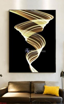 File gốc File bộ tranh treo hiện đại HD72643 (in lụa) hoa văn cổ điển