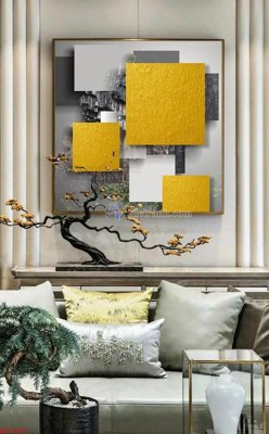 File gốc File bộ tranh treo hiện đại HD72652 (phong cách) tối giản