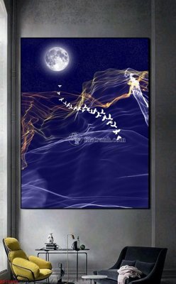 File tranh in trần File bộ tranh treo hiện đại HD72689 (ảnh gốc siêu nét)