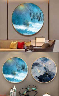 File ảnh File bộ tranh treo hiện đại HD72701 (gốc) in poster