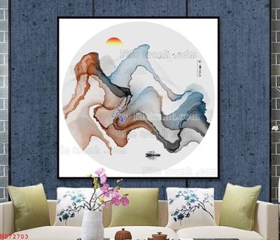 Ảnh gốc File bộ tranh treo hiện đại HD72703 (siêu chi tiết) để in ấn