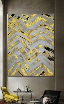 Tải file tranh gốc File bộ tranh treo hiện đại HD72718 chất lượng cao