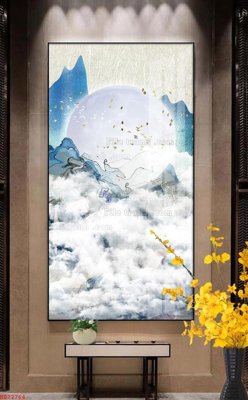 File tranh File bộ tranh treo hiện đại HD72764 (gốc) in film