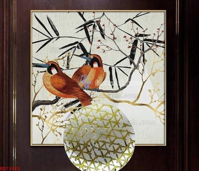 File in ấn File bộ tranh treo hiện đại HD72802 chuyên nghiệp