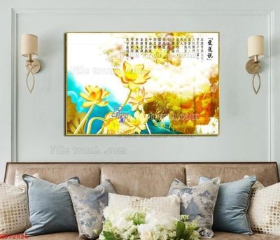 Tải file File bộ tranh treo hiện đại HD72826 (PSD) cho in tranh kính