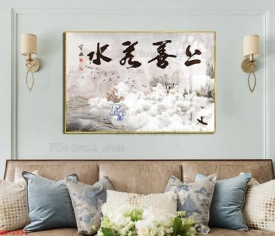 File gốc File bộ tranh treo hiện đại HD72831 (dành cho trang trí nội thất)