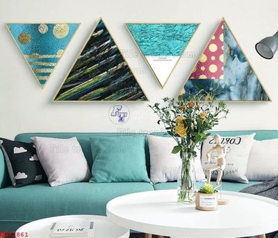 File tranh File bộ tranh treo hiện đại HD72861 (file gốc) chuẩn màu in