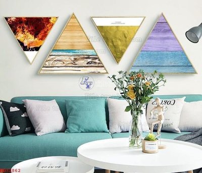 File PSD File bộ tranh treo hiện đại HD72862 (gốc) tách lớp chi tiết