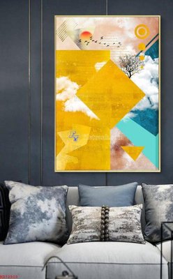 File in trần File bộ tranh treo hiện đại HD72919 (file gốc) chủ đề vũ trụ