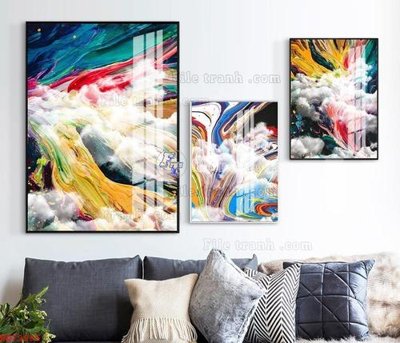 File gốc File bộ tranh treo hiện đại HD72995 (phong cách) tối giản